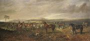 Riding Out on the Kingsclere Gallops, James Lynwood Palmer